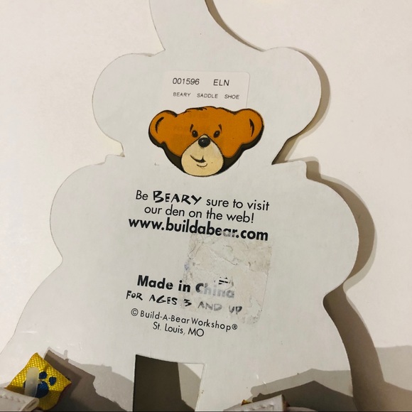 NWT Build-a-Bear Beary Saddle Shoes - Picture 4 of 4